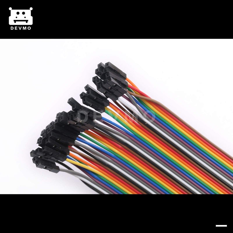 DEVMO 120pcs Dupont Wire Jumper Cable Ribbon 20cm Male to Female Compatible with Ar-duino Breadboard SMT32 Ar-duino Raspberry Pi - Image 3